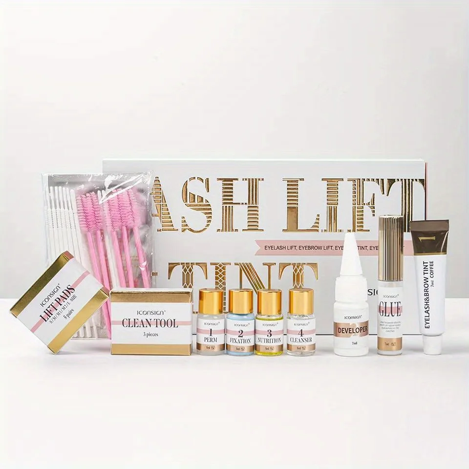 2 in 1 Lash Fast Lift Tint Kit Suitable Eyelas Curling Brow Lamination Kit Eyelash Makeup kit Makeup Tools