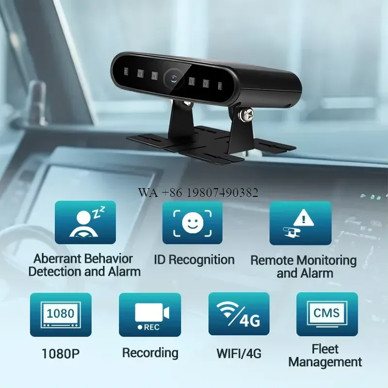 wmwmnu for STONKAM DDAW Compliant DMS Driver Fatigue Drowsiness Detection 24 7 All Weather Operation Auto Sensitivity
