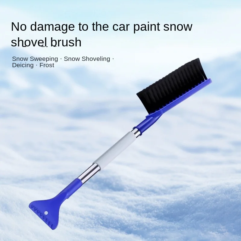 Car Snow Plough Shovel Multi-Function Snowplow Brush Winter Car Glass Defrost Scraping Snow Deicing Winter Snow Cleaning Tool