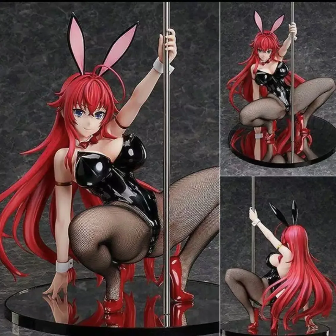 Rias Gremory Anime Figure Sexy Girl Figures SexyBunny Girl PVC Statue Collectible Model Doll Desk Decoration Birthday Toys Gifts