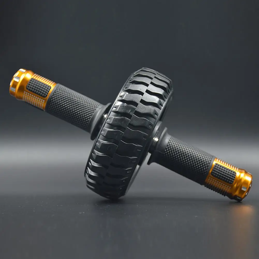 

Useful Working Out Solid Single-wheel Ab Trainer Muscle Fitness Equipment Easy to Assemble Abdominal Roller Home Supply