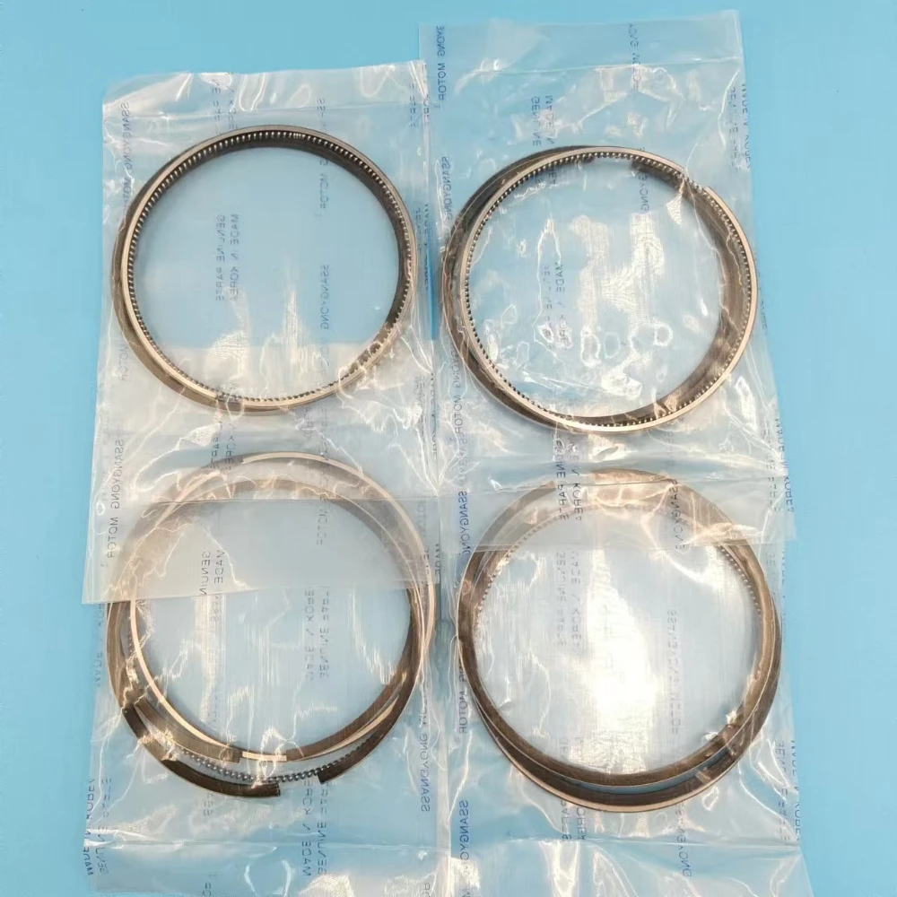 Engine Parts Piston Rings Kit 4 Cylinder For Ssangyong Actyon Kyron Rexton Stavic  6650300524 665030052A