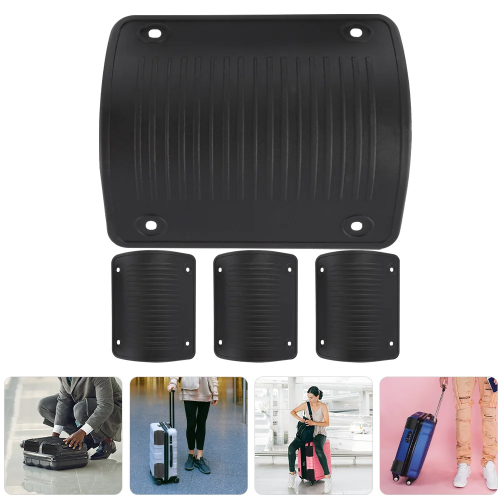 

4 Pcs Travel Suitcase Guard Box Edge Cover Corner Safety Plastic Trunk Bags Luggage Protectors