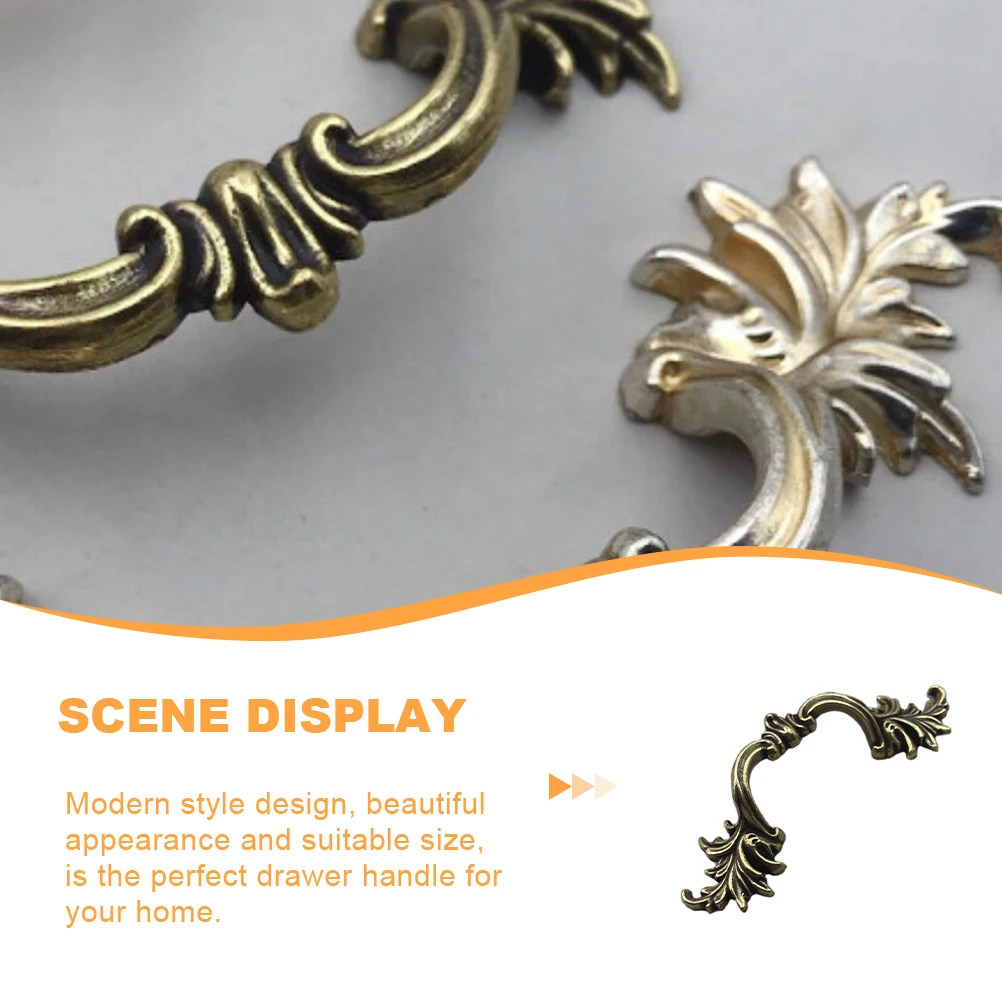 

Modern Style Zinc Alloy Drawer Handles Door Pulls Simple Cabinet Knobs Durable Corrosion Resistant Easy Install Hardware For