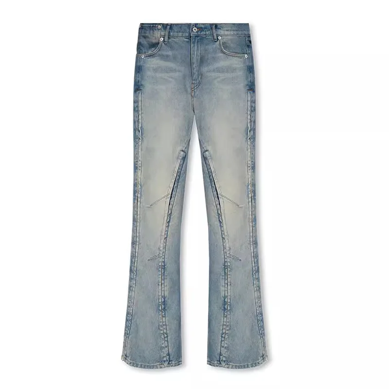 Denim Vrouwen Broek Dames Werkkleding 1 Paar Split Broek Hete Meisjes Vrijetijdskleding