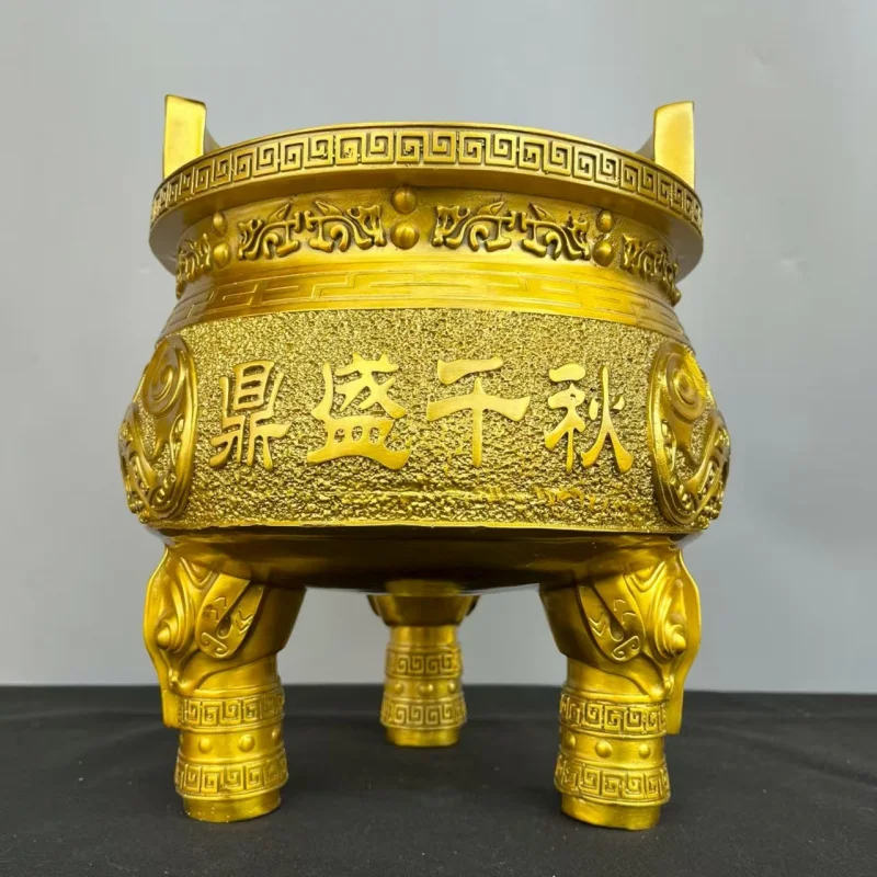 Manufacturer wholesale round-dome copper home , large three-legged incense burner for indoor use