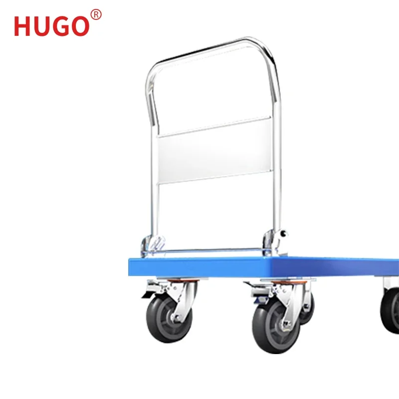 Factory Cargo Platform Trolley Foldable Folding Tool Trolley Handling Cargo Trolley