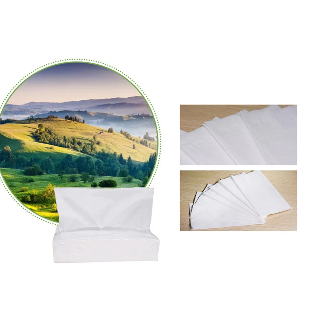 

10 Packs White Napkins Bulk Paper Towels Soft Absorbent Disposable Home Toilet Extraction Tissue Kitchen Events Catering