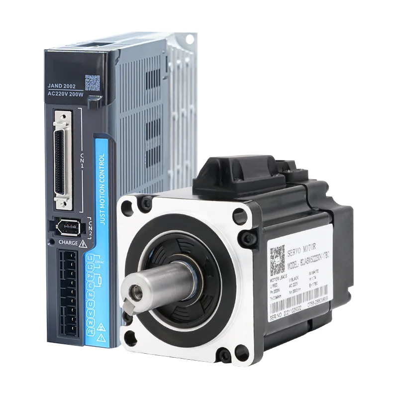 60JASM502230K-17B+JAND2002-20B 200W High Voltage AC Servo Motor and Driver 220V Smart Motor with Marvelous Performance