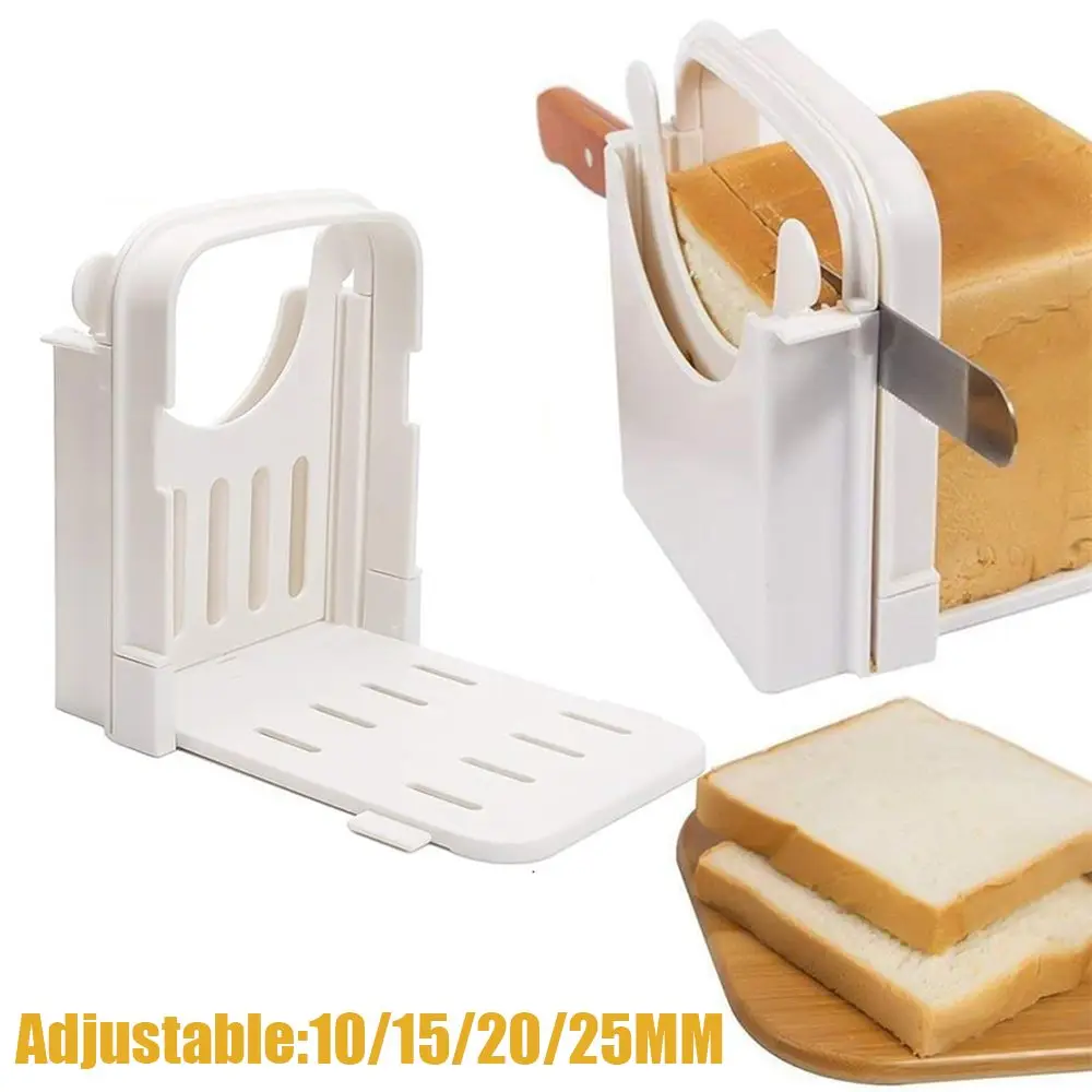 Splicing Adjustable With Cutting Guide Maker Sandwich Bagel Toast Cutter Bread Slicer Slicing Machine Kitchen Tool