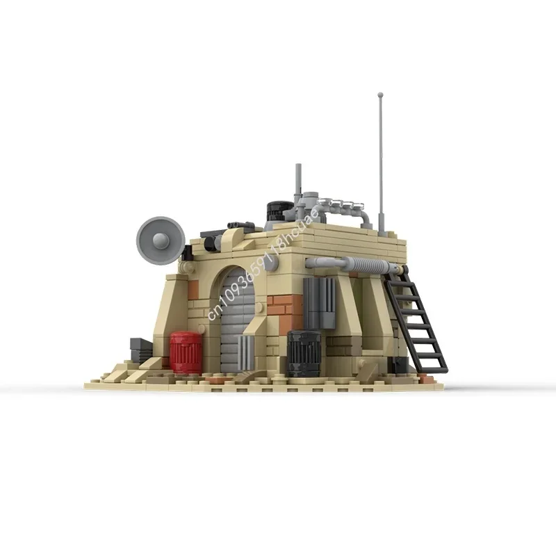 361 elementów MOC SW Dom Tatooine 1 Gwiezdny Wojownik Model do Składania Klocki Architektura DIY Pomysł na Prezent Świąteczny Zabawka dla Dzieci Urodzinowy