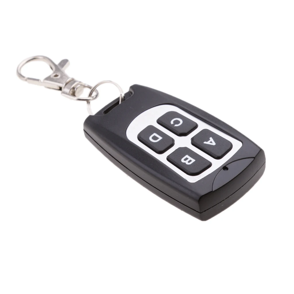 Transmisor de interruptor de control remoto de 4 botones de 12V 433M + módulo receptor