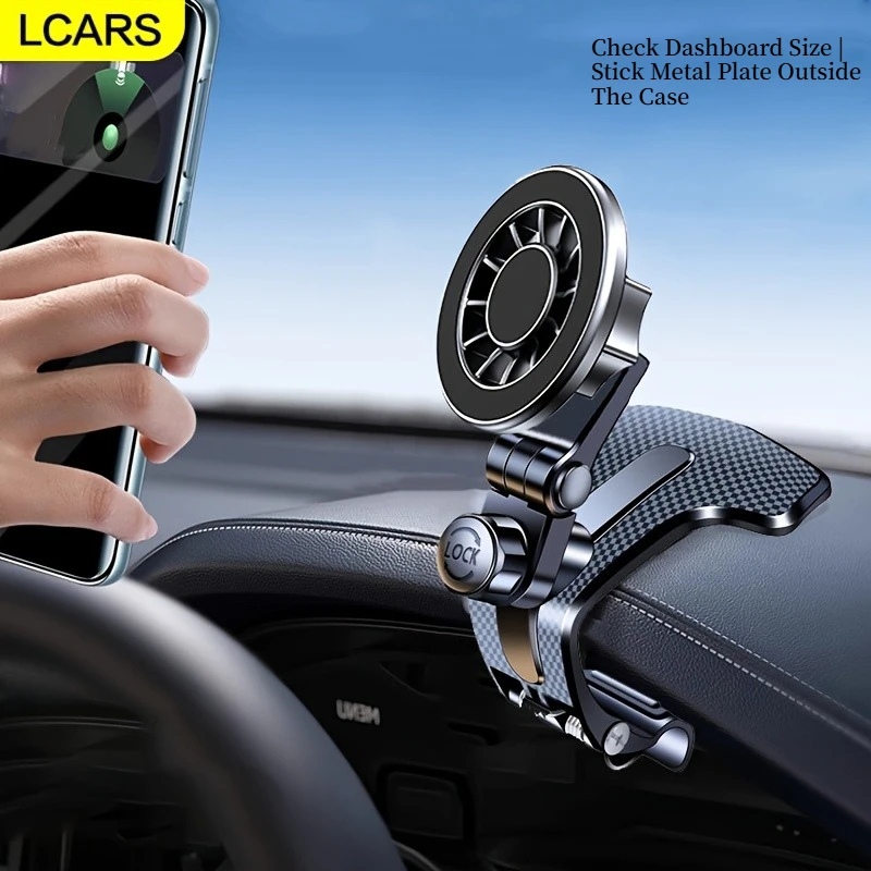Multi Angle Adjustable Car Mount Holder for Phone Cool Dashboard Clip Universal Rotation Mobile Navigation Stand Car Accessories