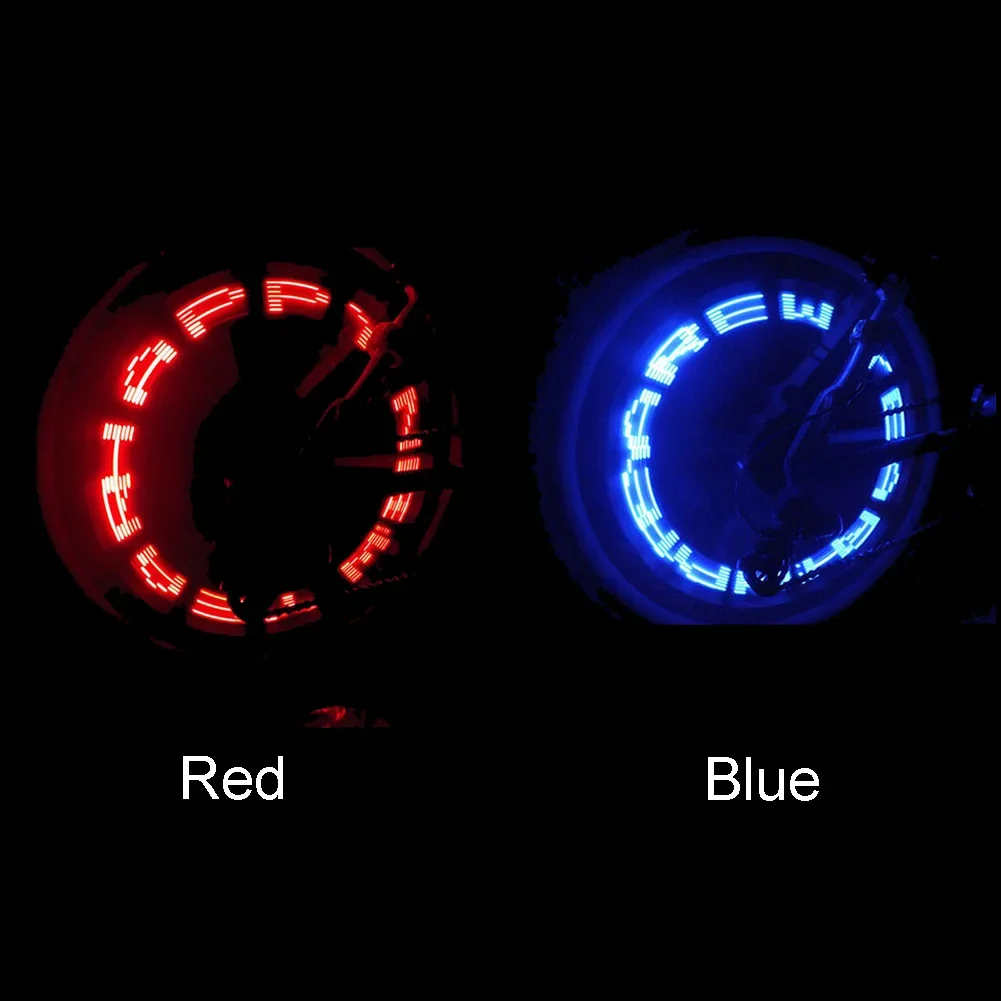 Neon Bike Spoke Light Ride-On accessori MTB moto Car Tire ugello tappi valvola impermeabile LED Light Cycling Wheel Lamp