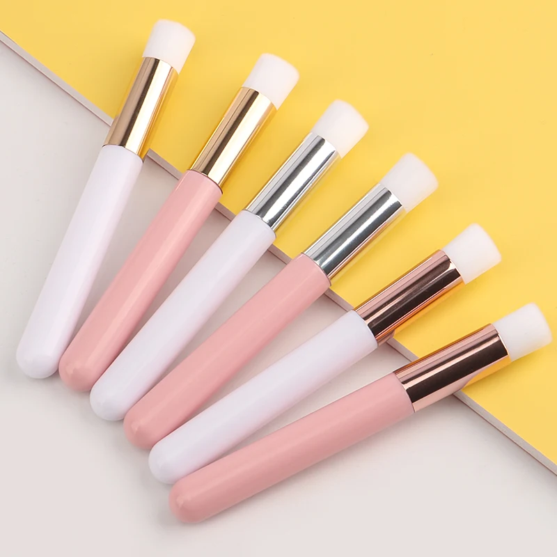 5 個まつげクリーンブラシラッシュシャンプーコーム中空まつげエクステンションブラシピールオフ鼻毛穴にきび除去メイクブラシ