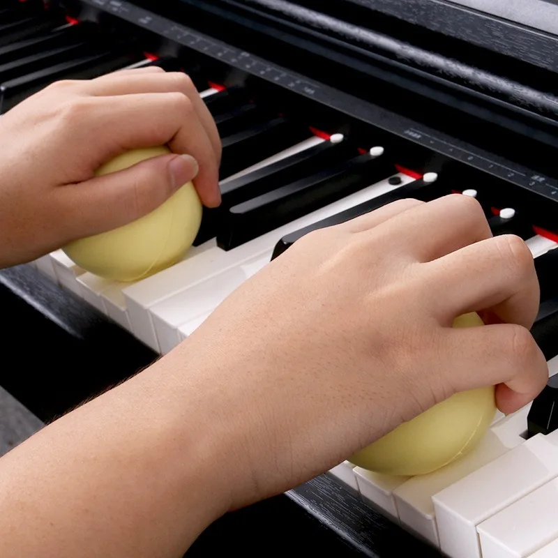 Finger Training Ball Piano Gesture Ball Practice Hand Orthotics Correction Ball Children's Hand Holding Strength Practice Assist