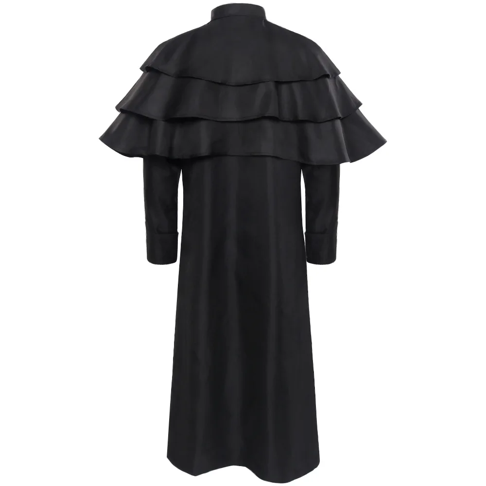 Cassock Robe Pulpit Clergy Liturgical Robe Vestment Server Style Priest Costume Men Unisex