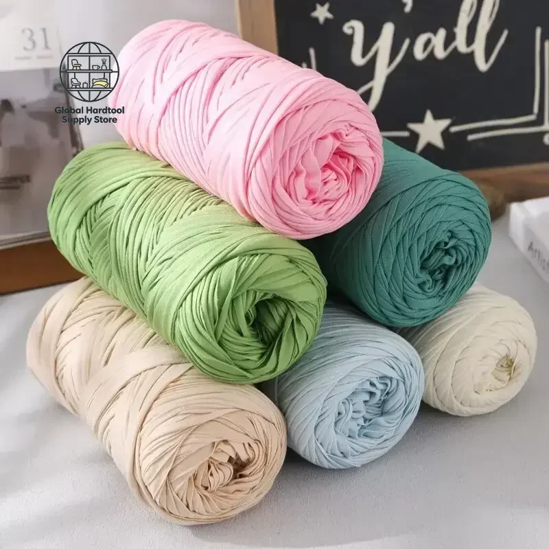 Hand Knitted Soft Cotton Yarn 200g Fabric Strips for Dolls Seat Cushions Bags And Shoes Cross-Border E-commerce Products