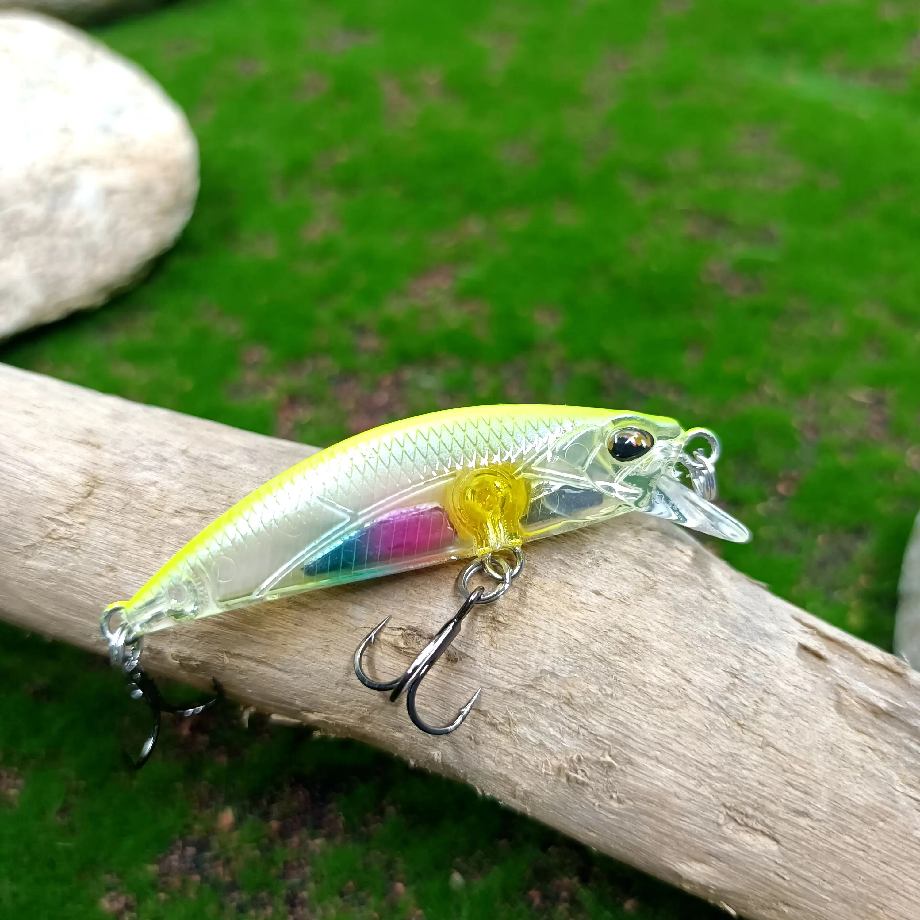 TSURINOYA DW63 50mm 5g Mini Sinking Minnow Köder Künstlicher Hartköder für Forelle Barsch Isca Wobbler Laser Weitwurf-Angelzubehör