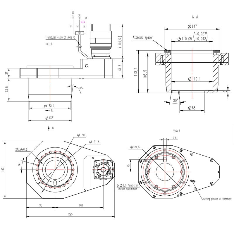 Centro de mecanizado CNC, Motor de eje giratorio, husillo de cambio de herramienta de alta calidad para piezas de maquinaria de carpintería