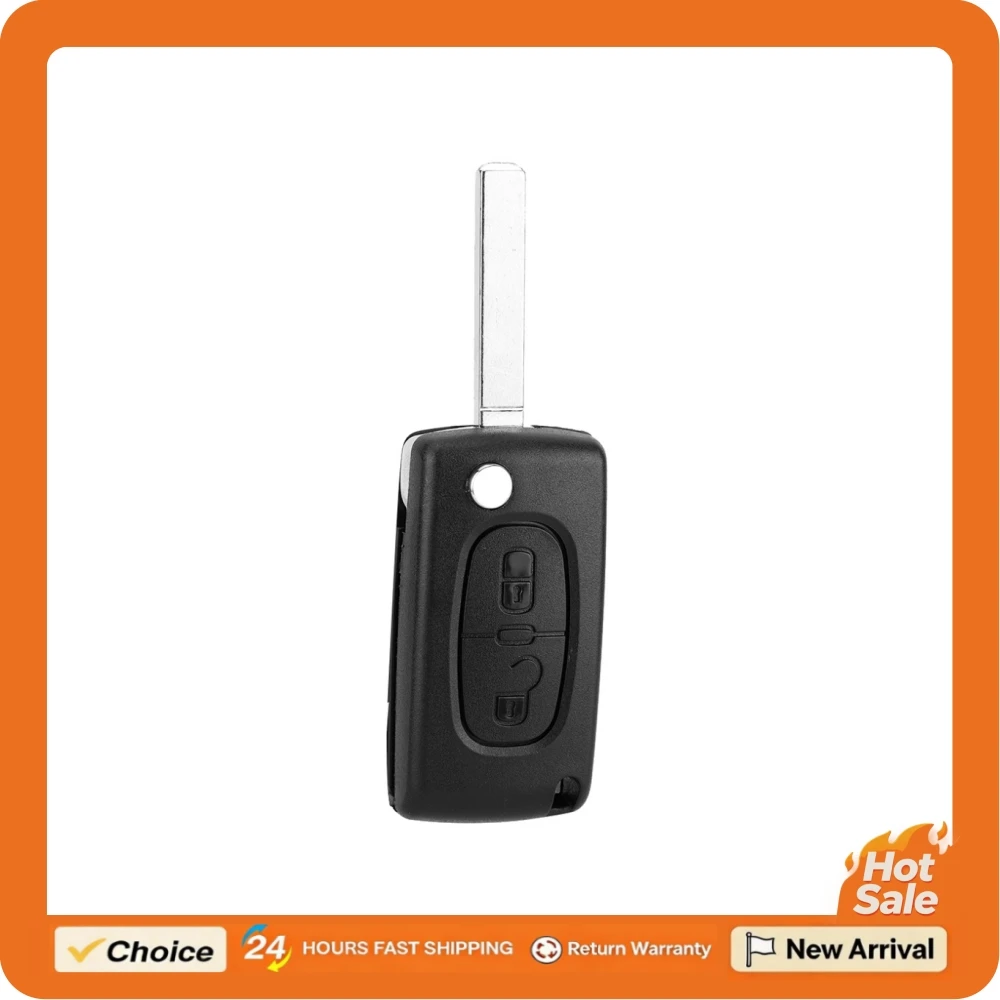 

2 Button Remote Key Fob Case Shell Cover Fit For Citroen C2 C3 Xsara Picasso Plueriel C4 2005-2009 Key Fob Case Car Accessories