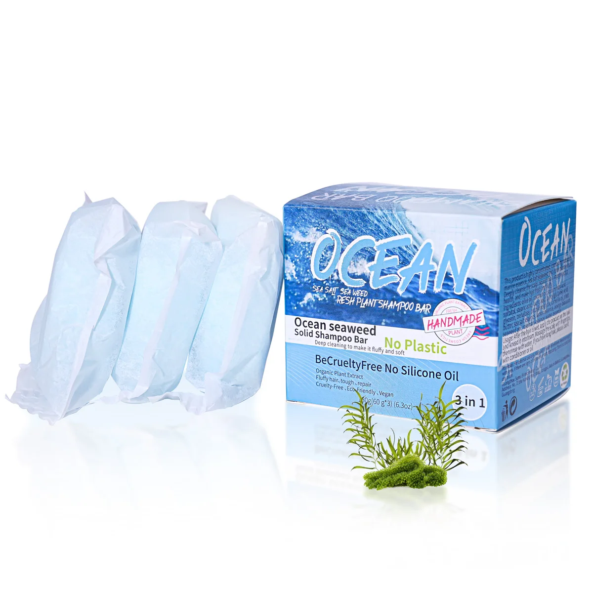اليدوية 60 جرام 3 قطع المحيط الضروري النفط شامبو الصابون عشب طبيعي الاسترخاء الرعاية إصلاح ترطيب ميزات للاستخدام المنزلي