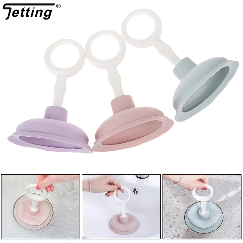 Pipeline Dredge Plunger Suction Pipe High Pressure Powerful Manual Sink Plunger Opener Cleaner Pump For Bath Toilets Bathroom