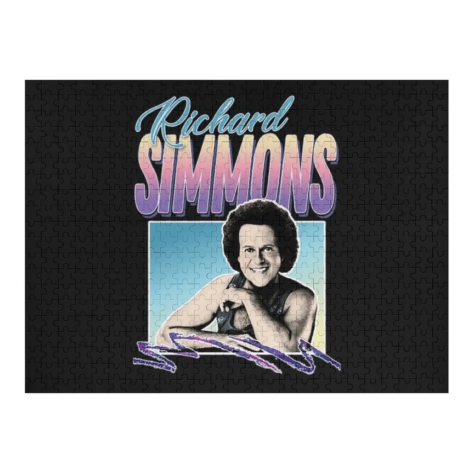 

Ричард Симмонс, футболка Симмонс, в стиле 80-х годов, головоломка для детей