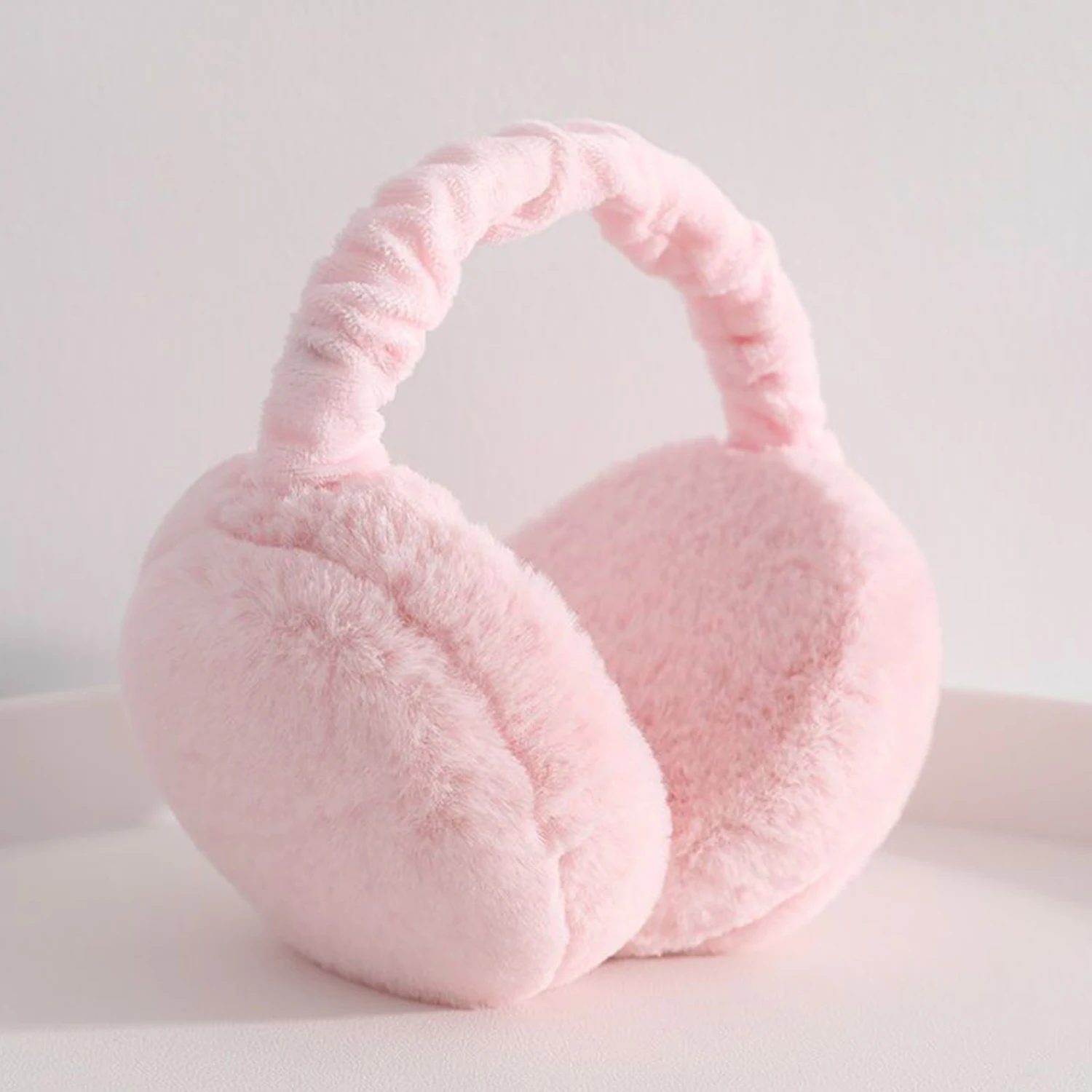 2023 New Soft Plush Ear Warmer Winter Warm Earmuffs For Women Fashion Solid Earflap Outdoor Cold Protection Ear-Muffs Ear Cover