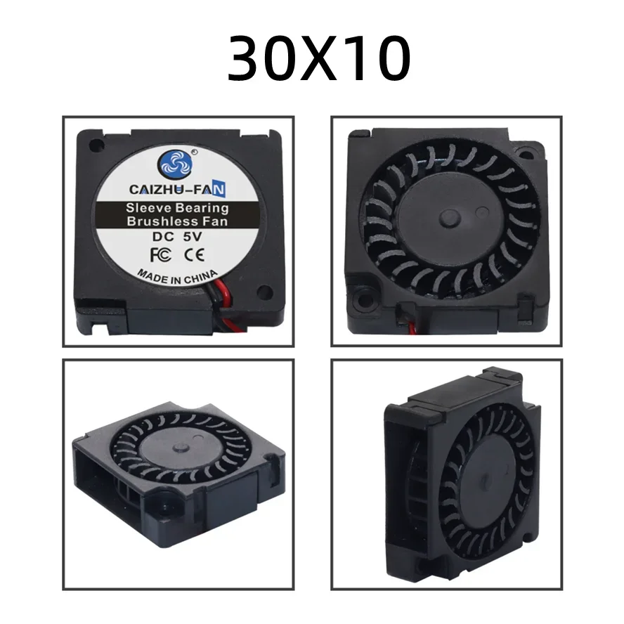 Ventilador sem escova, Ventilador do estojo, Ventilador do umidificador, Fogão de indução, Plugue USB, 30mm, 40mm, 50mm, 60mm, 75mm, 97mm