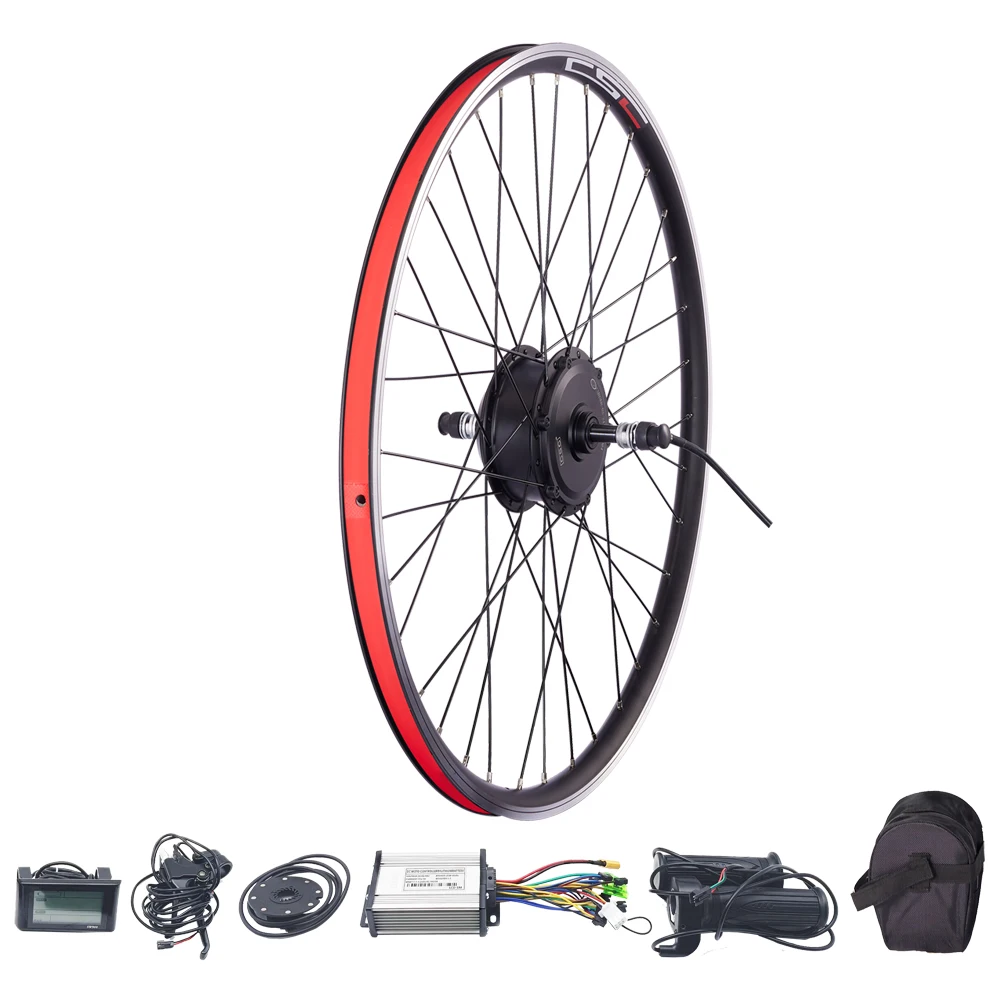 AliExpress CSC UK Stock Electric Bicycle Conversion Kit 26'' 27.5'' 29'' 36V 500W Rear wheel Brushless Geared Motor ebike Kit With SW900