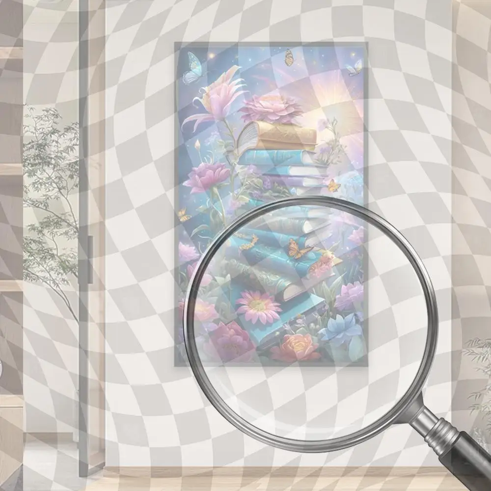 

Book 5D DIY Full Drill Round Diamond Painting Kit for Home Wall Decor 50x85cm