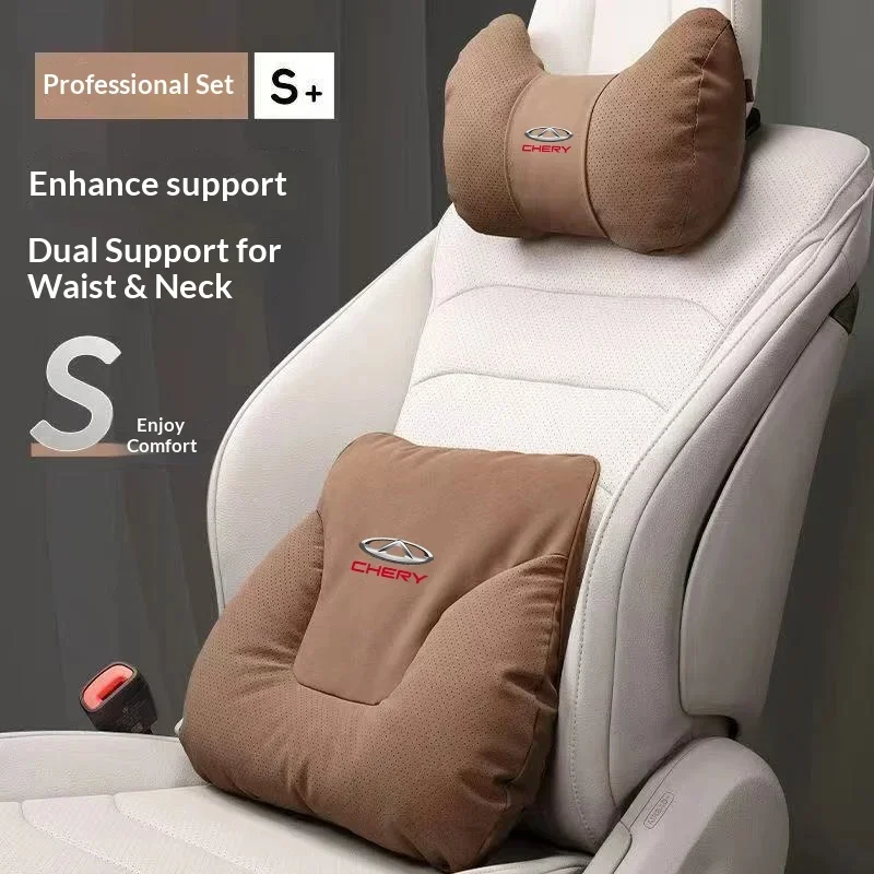 For Chery Tiggo 3 4 5 7 8 Plus Arrizo GX 5x EQ7 Fulwin 2 A3 A5 Car Headrest Neck Support Seat Lumbar Cushion Soft Neck Pillow