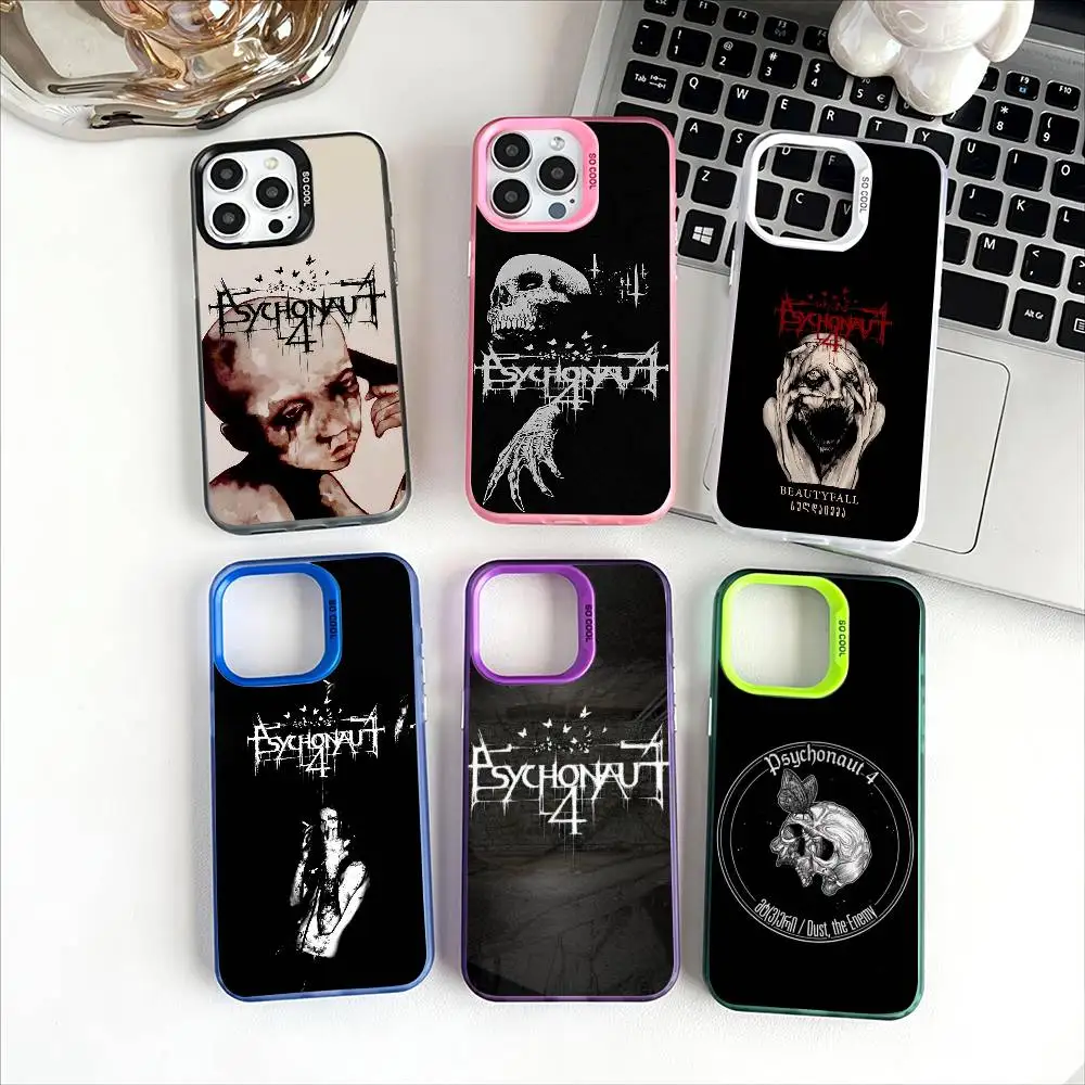 

Rock Band P-Psychonaut 4 iPhone 11-17 Air Pro Max Bright Plated Anti Skid Smudge Resistant Protector