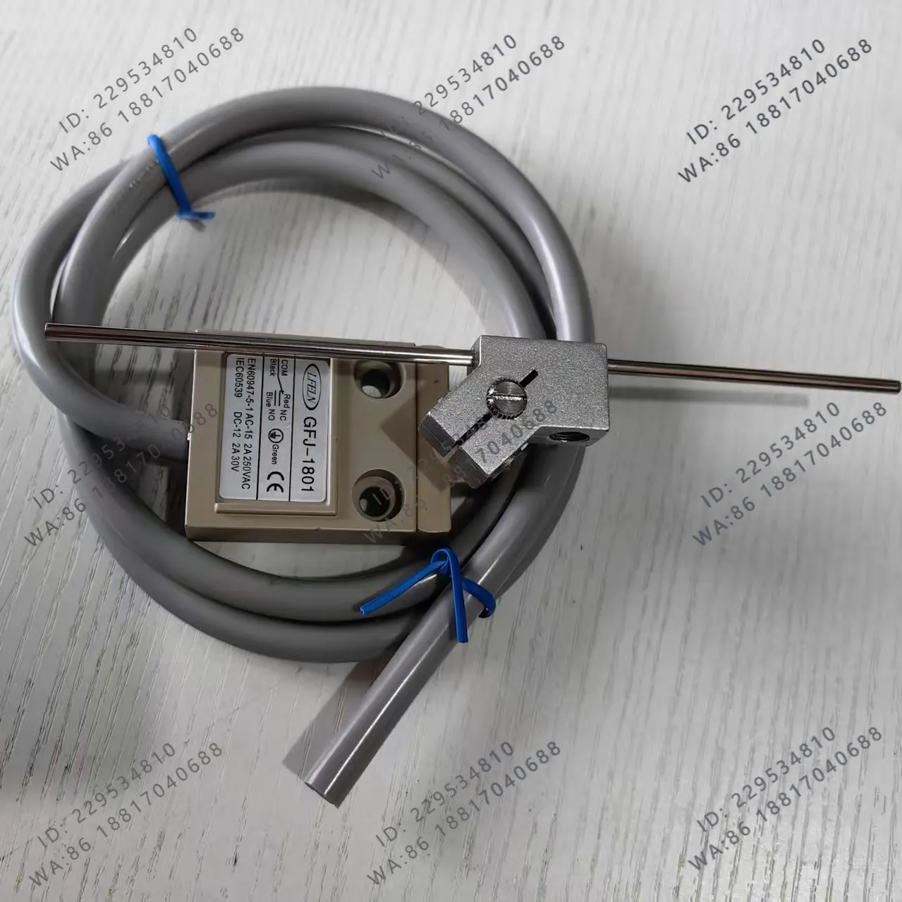 Waterproof limit switch GFJ-1801 waterproof and oil-proof with wire travel switch