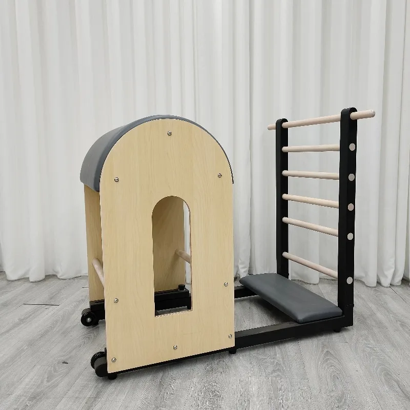YTYIN Factory Production Durable Wooden Ladder Barrel Body Home Gym Pilates Equipment Reformer Ladder Barrel Bucket