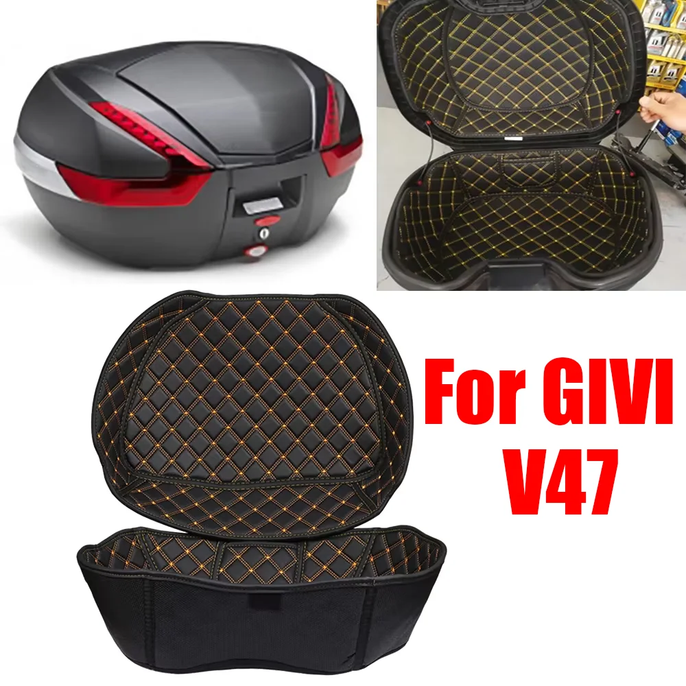 For GIVI V47 Motorcycle Accessories Tail Case Trunk Case Liner Pad Luggage Box Inner Container Lining Pad Protection Protector