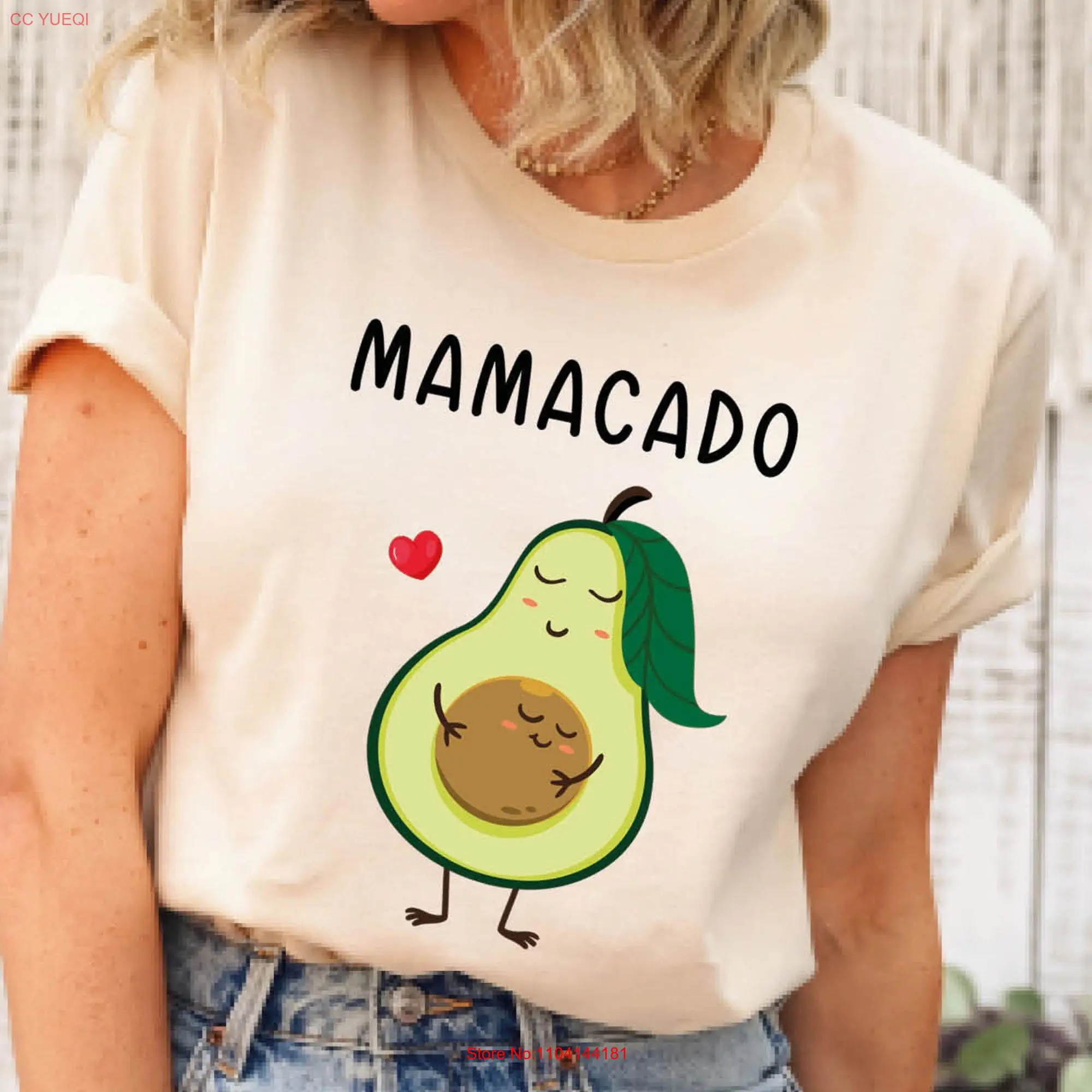 Mamacado T Shirt Baby AnnouncemenT New Mom s Pregnancy Reveal Maternity Shower Coming Soon long or short sleeves