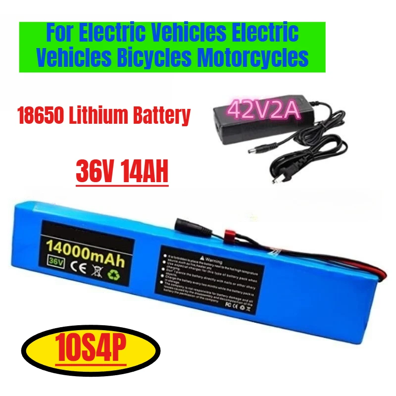 

10S4P 36V 14AH High-power 18650 Lithium Battery Pack for Electric Vehicles Electric Vehicles Bicycles Motorcycles