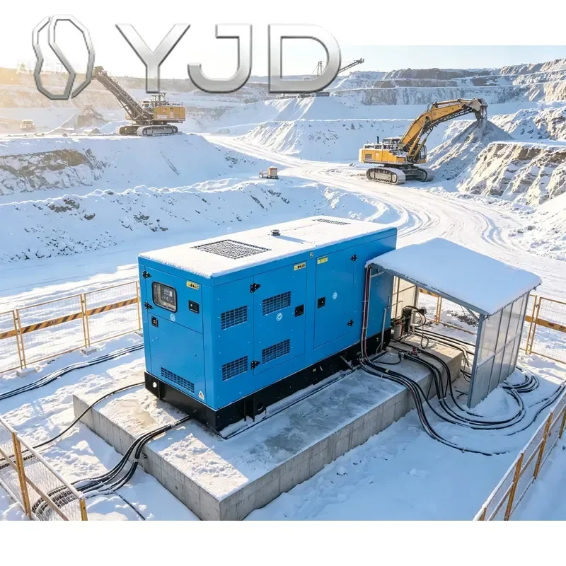 YJD Electric Diesel Generator 60kva 45KW Super Silent Auto Start 1800 RPM Water Cooled 50/60Hz Soundproof Enclosed Diesel