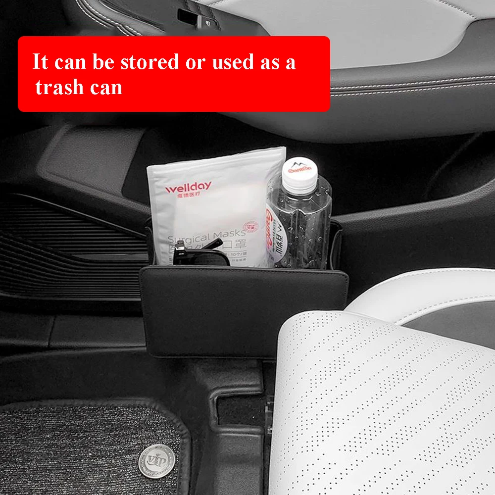 Car Trash Can Collapsible Leak-Proof Storage Bag Backseat with Garbage Bag Car Organizer For MINI Cooper R55 R57 F56 F57 R58 R60