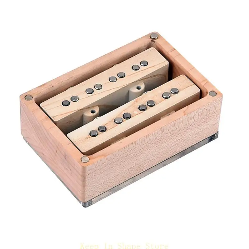 

U1JC Neck & Bridge Pickups Set Traditional for 4 String Electric Guitar Parts