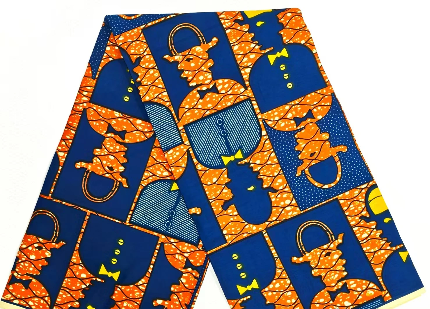 Гарантированная 100% оригинальная восковая ткань Анкара, 2025 настоящая африканская ткань с суперпринтом для свадебного платья Tissus Coton, 6 ярдов