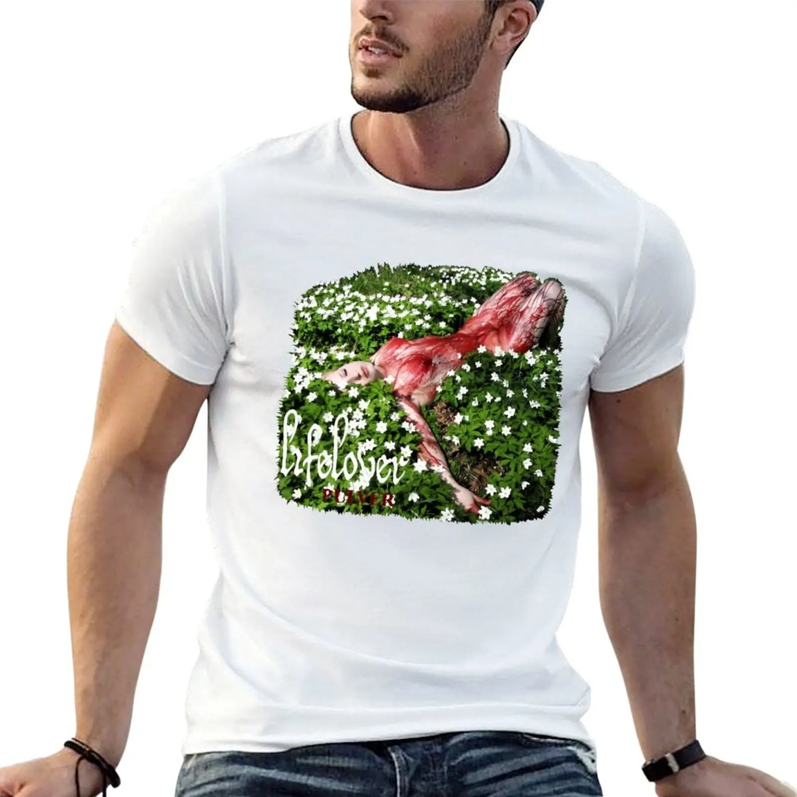 

Lifelover Pulver Cover T-Shirt t shirt man designer man t shirts cotton T-Shirt