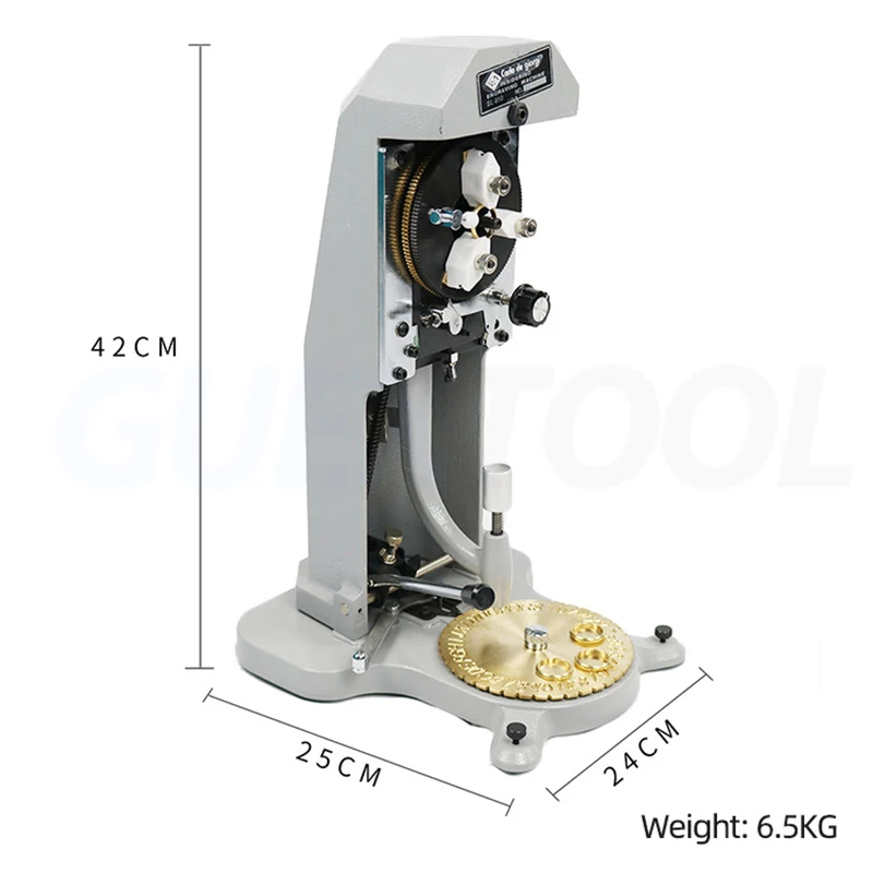 Inside Ring Engraver Gold Silver Jewelry Making Machine Two Faces Standard Letter Block Dial Plotter Numeric Alphabetical Symbol