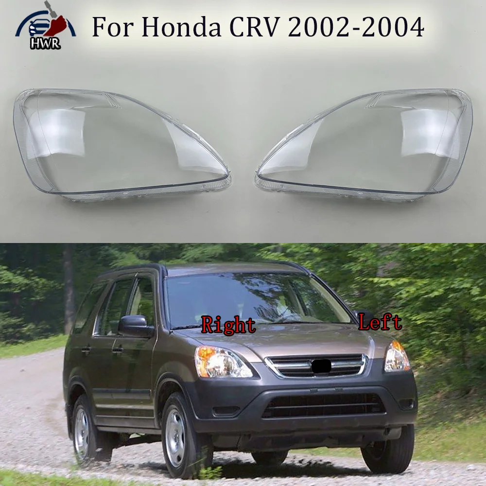 

Front Headlamp Cover Transparent Lampshades Lamp Shell Masks Headlight Shade Lens Plexiglass For Honda CRV 2002 2003 2004