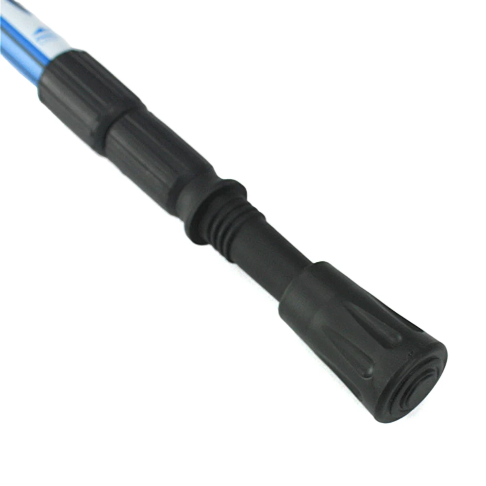 6 pçs varas de trekking protetor tampa ponta antiderrapante pólo de caminhada vara final protetor buffer leve acessórios ao ar livre