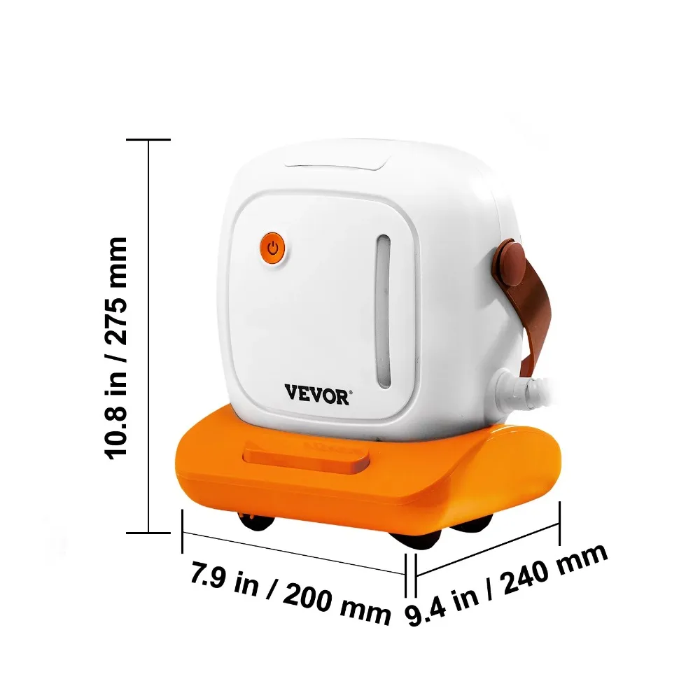 Pulitore a vapore 1500W 45oz scopa a vapore multiuso con accessori da 20 pezzi piroscafo portatile, cavo di alimentazione lungo 16,4 piedi