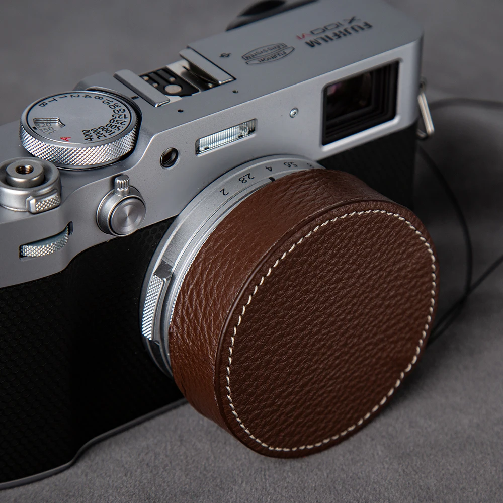 ل Ricoh GRIII GRIIIX غطاء عدسة الكاميرا مع حبل مضاد للضياع ل Leica Q3 Q2 Q QP حماية غطاء للعدسات الأمامية لفوجي X100VI X100V