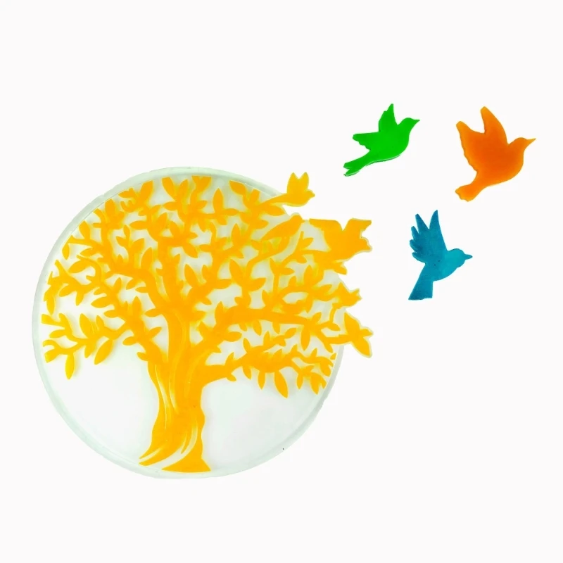 Tree-of-Life Wall Decor Resin Mold Wall Art Silicone Molds for Epoxy Casting Door Tree Wall Art Home Unique Decoration